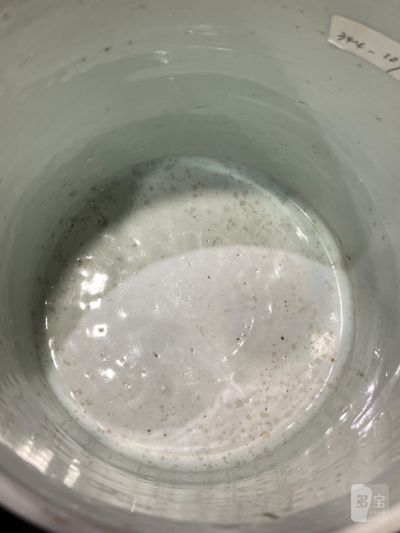 清康熙 青花山水松阁图笔筒 - 图14